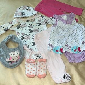 7 Piece 3-6 Month Old Baby Girl Bundle